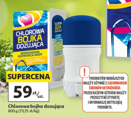 Chlorowa bojka dozująca promocja w Auchan