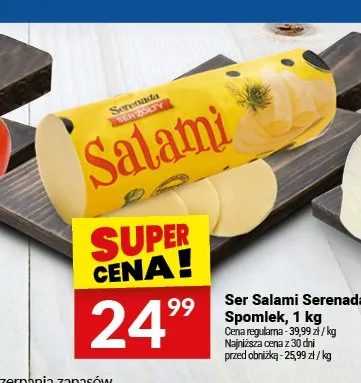 Ser Salami Serenada Spomlek promocja w Twój Market