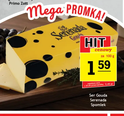 Ser Gouda Serenada Spomlek promocja w Gram Market