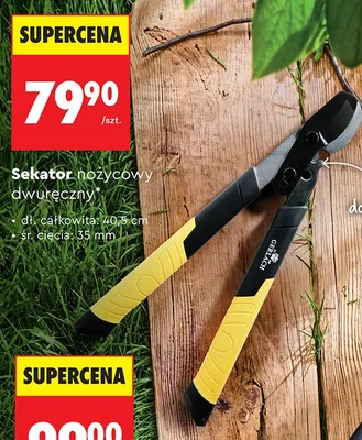 Sekator nożycowy dwuręczny Gerlach 40,5cm promocja w Biedronka