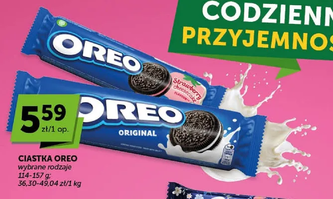 Ciastka OREO Strawberry Cheesecake promocja w Euro Sklep