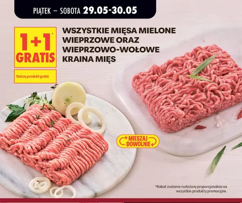 Mięso mielone Kraina Mięs promocja w Biedronka