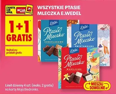 Ptasie mleczko promocja w Biedronka