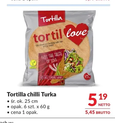 Tortilla chilli Turka 6-pak 60 g promocja w Makro