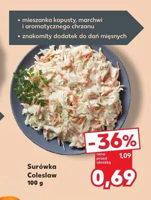 Surówka Coleslaw promocja w Kaufland