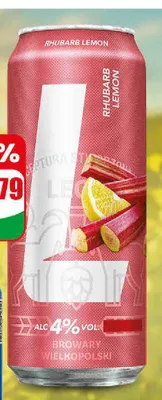 Piwo bezalkoholowe Lech Free Rhubarb Lemon promocja w Dino