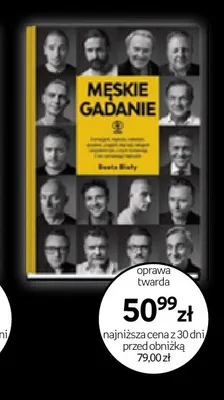 Książka Męskie gadanie Beata Biały oprawa twarda promocja w Empik