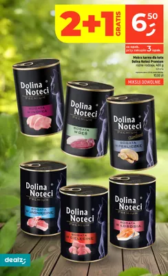 Mokra karma dla kota Dolina Noteci Premium bogata w indyka promocja w Dealz