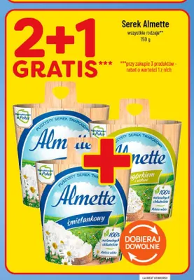 Serek Almette z ogórkiem i ziołami promocja w POLOmarket