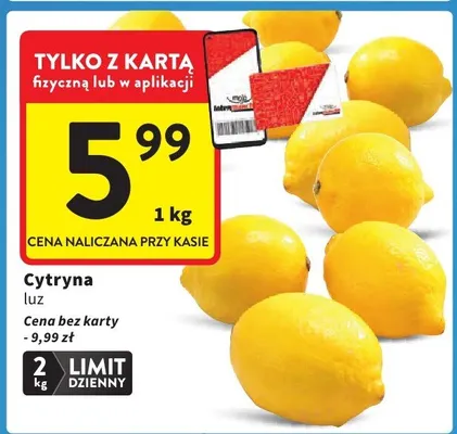 Cytryna promocja w Intermarche