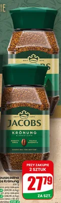 Kawa rozpuszczalna Jacobs Krönung promocja w Dino