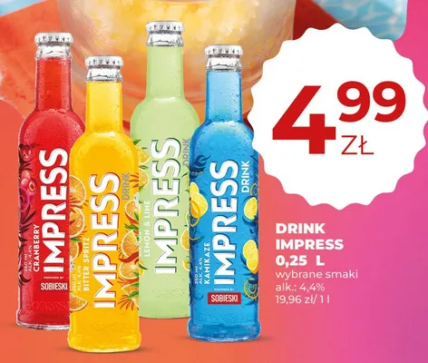 Drink Impress Sobieski Bitter Spritz promocja w Duży Ben