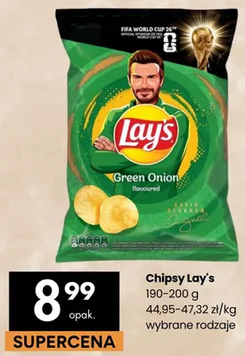 Chipsy Lay's Green Onion promocja w Delikatesy Centrum