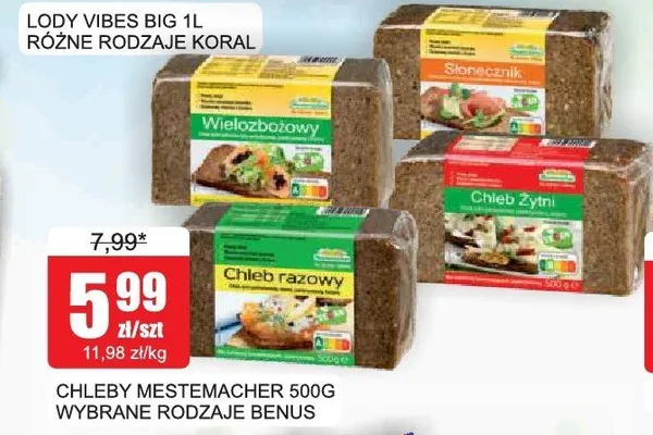 Chleb Mestemacher Benus promocja w Bingo