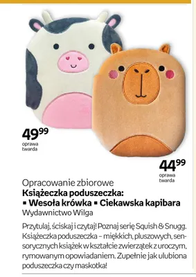 Książeczka poduszeczka Ciekawska kapibara promocja w Empik