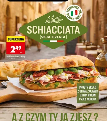 Schiacciata promocja w Biedronka