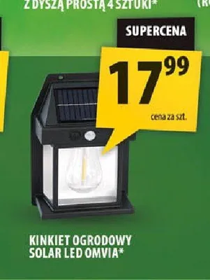 Kinkiet ogrodowy solar LED Omvia promocja w Arhelan