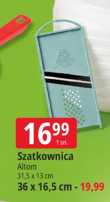 Szatkownica Altom 31,5x13 cm promocja w Leclerc