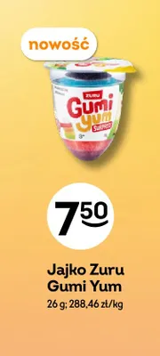 Jajko Zuru Gumi Yum promocja w Żabka