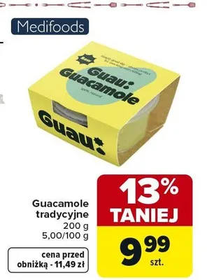Guacamole tradycyjne promocja w Carrefour Market
