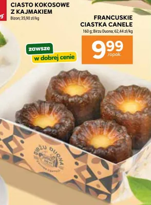 Francuskie ciastka canele Birzu Duona promocja w Stokrotka