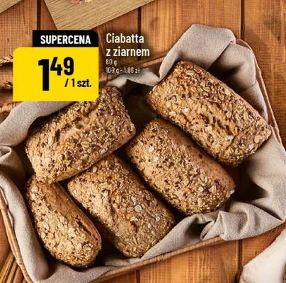 Ciabatta z ziarnem POLOmarket promocja w POLOmarket