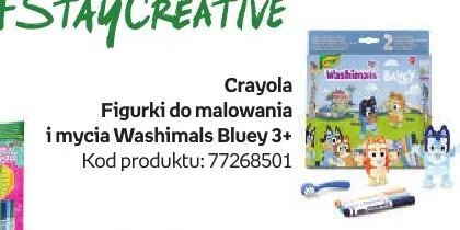 Figurki do malowania i mycia Washimals Bluey Crayola promocja w Empik
