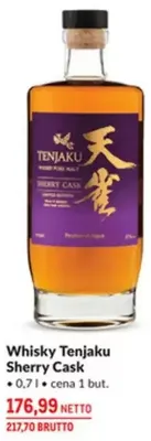 Whisky Tenjaku Sherry Cask promocja w Makro