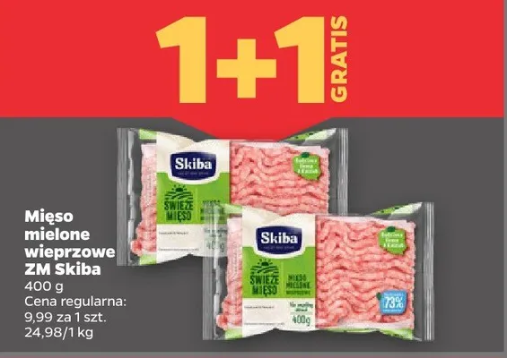 Mięso mielone wieprzowe z/m promocja w Netto