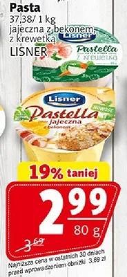 Pasta jajeczna z bekonem, z kurczakiem promocja w Prim Market