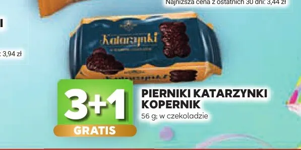 Pierniki Katarzynki w czekoladzie Kopernik promocja w Stokrotka