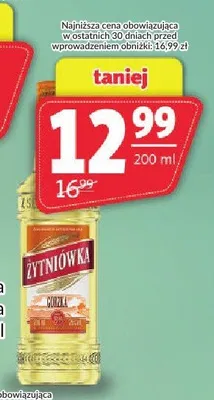 Wódka smakowa Żytniówka Gorzka promocja w Prim Market
