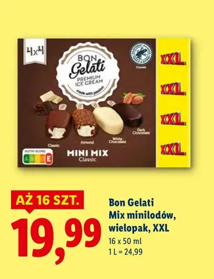 Lody mix minilodów promocja w Lidl