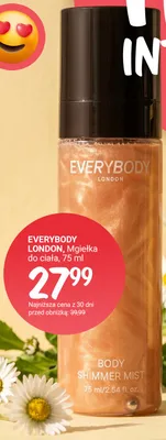 Mgiełka do ciała EVERYBODY LONDON promocja w Rossmann