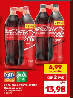 Napój gazowany Coca-Cola Original Taste 2-pak promocja w Kaufland