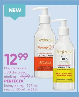 Krem do rąk Perfecta Extra Oils promocja w Super-Pharm