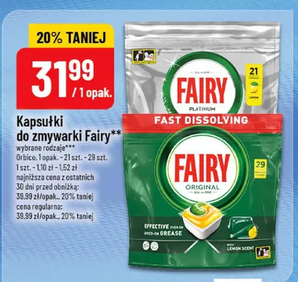 Kapsułki do zmywarki wybrane rodzaje promocja w POLOmarket