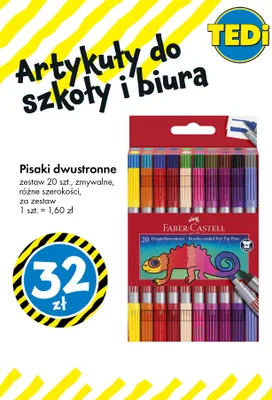Pisaki dwustronne promocja w Tedi