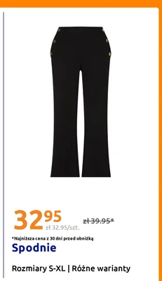 Spodnie damskie promocja w Action
