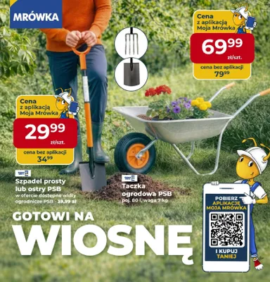 Szpadel prosty lub ostry PSB promocja w PSB Mrówka