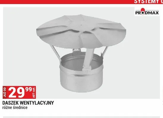 Daszek wentylacyjny Prodmax promocja w Merkury Market