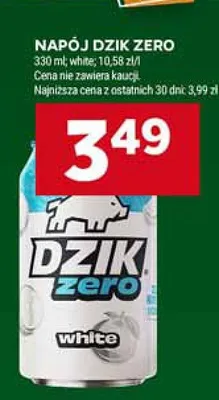 Napoj energetyczny peach zero WK DZIK promocja w Stokrotka