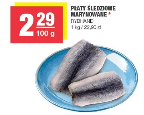Płaty śledziowe marynowane promocja w SPAR
