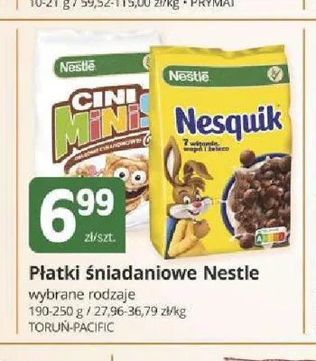 Płatki śniadaniowe Nestle Cini Minis promocja w Marketvita