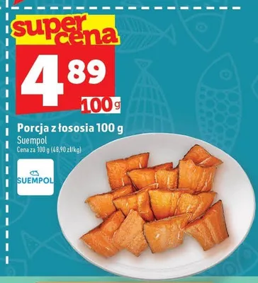 Porcja z łososia Suempol promocja w TOPAZ