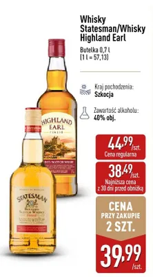 Whisky promocja w Aldi