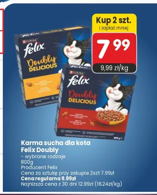 Karma sucha dla kota Felix Doubly promocja w Market Point
