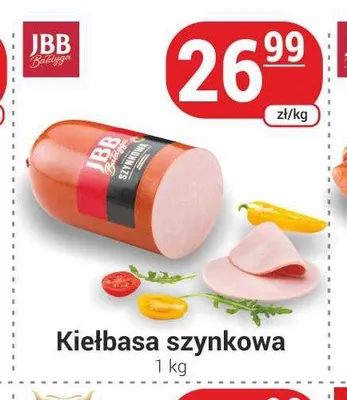 Kiełbasa szynkowa JBB Bałdyga promocja w Delikatesy Sezam