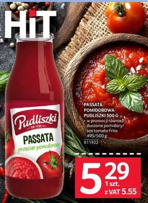 Passata pomidorowa Pudliszki promocja w Selgros
