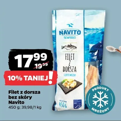 Filet z dorsza bez skóry promocja w Netto